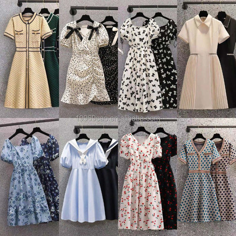 2022 Amazoned Fashion Wholesale Clothes Factory Discount assorted Bulk Clothing Shipping Shop Blusas used clothes Tops Dress