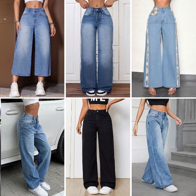 2024 Fashion Women's Stock Women's Casual Tight Jeans Bulk Clothing Wholesale Random Shipment