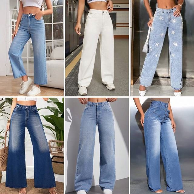 2024 Fashion Women's Stock Women's Casual Tight Jeans Bulk Clothing Wholesale Random Shipment