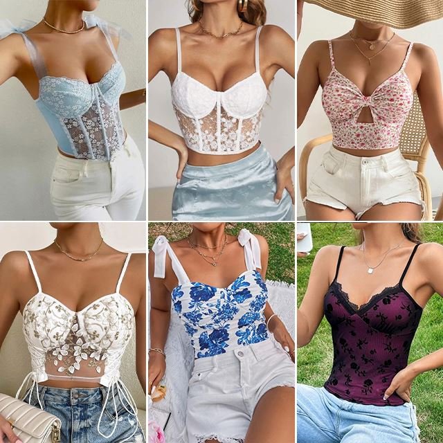 2024 Clearance Women's clothes wholesale casual dresses T-shirts mixed packaging random delivery stock clothing