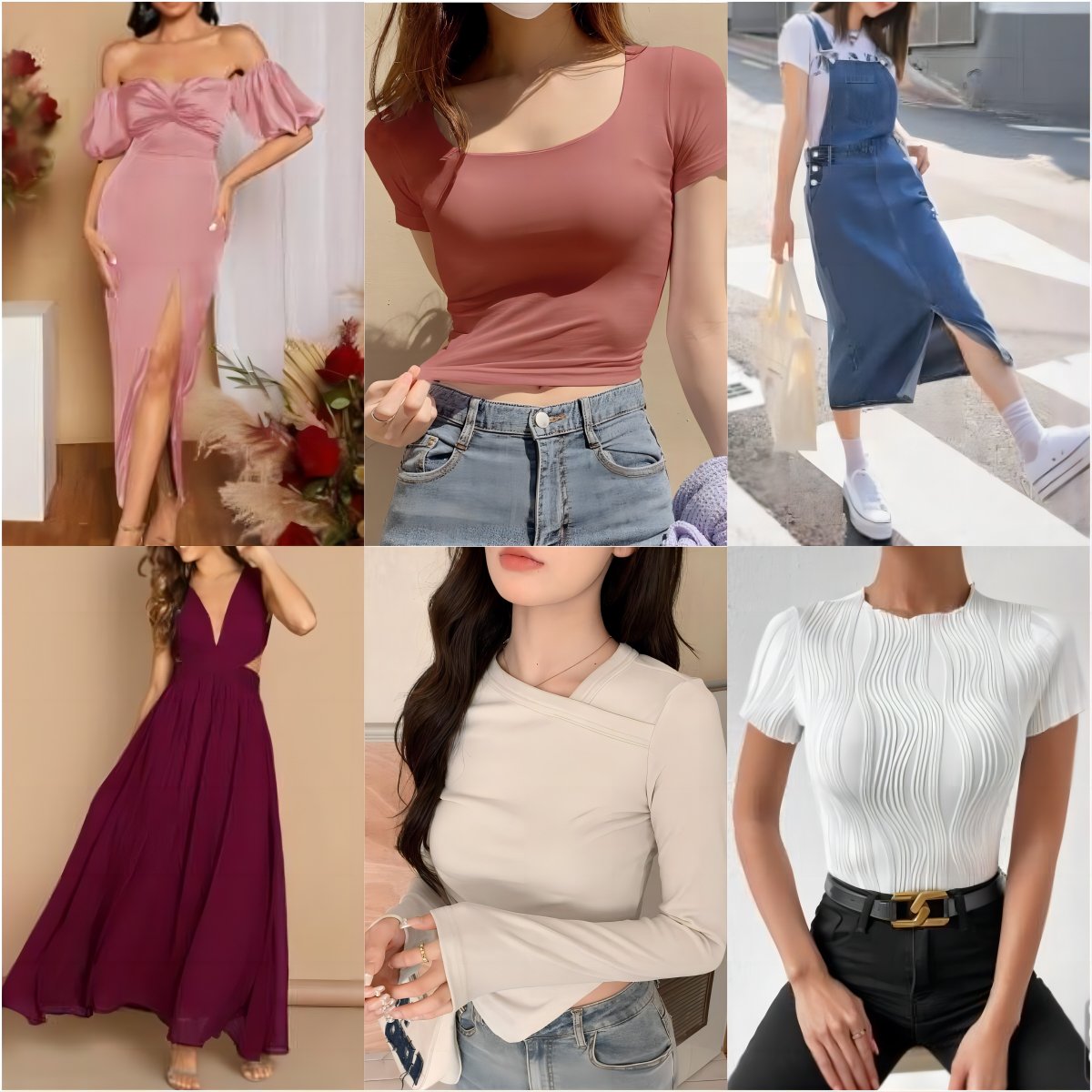 Branded Clothes Women's Mix Style Stock Dresses T-shirts ropa mujer Small Shirts Pants Skirts Used Clothes