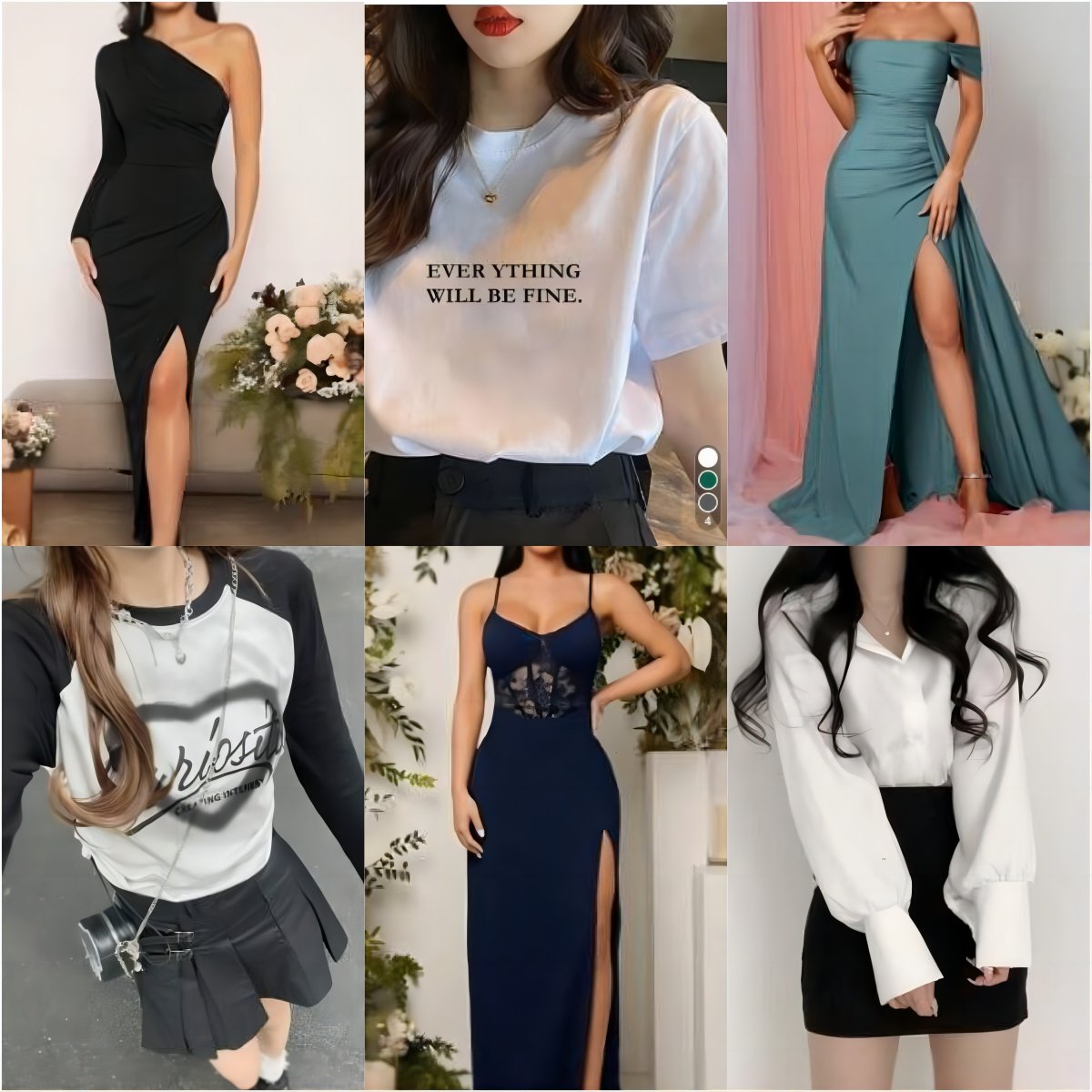 Branded Clothes Women's Mix Style Stock Dresses T-shirts ropa mujer Small Shirts Pants Skirts Used Clothes