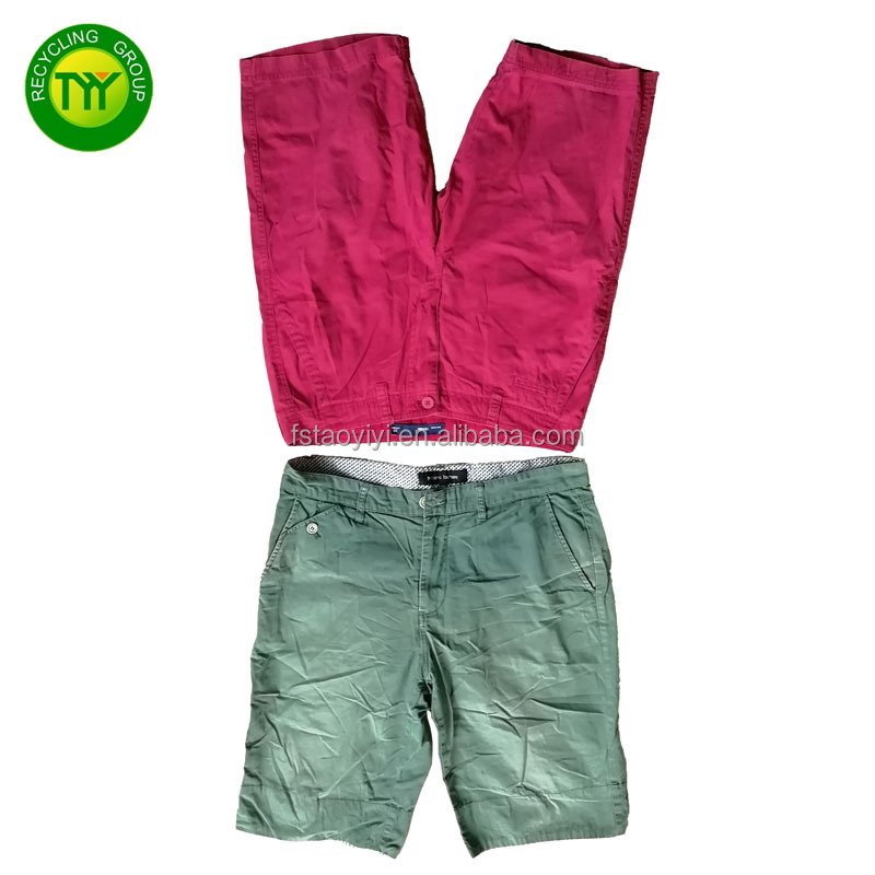 Second Hand Clothes Bales Korean Wear Men Original Short Pants Bundle Clothing Used Clothes