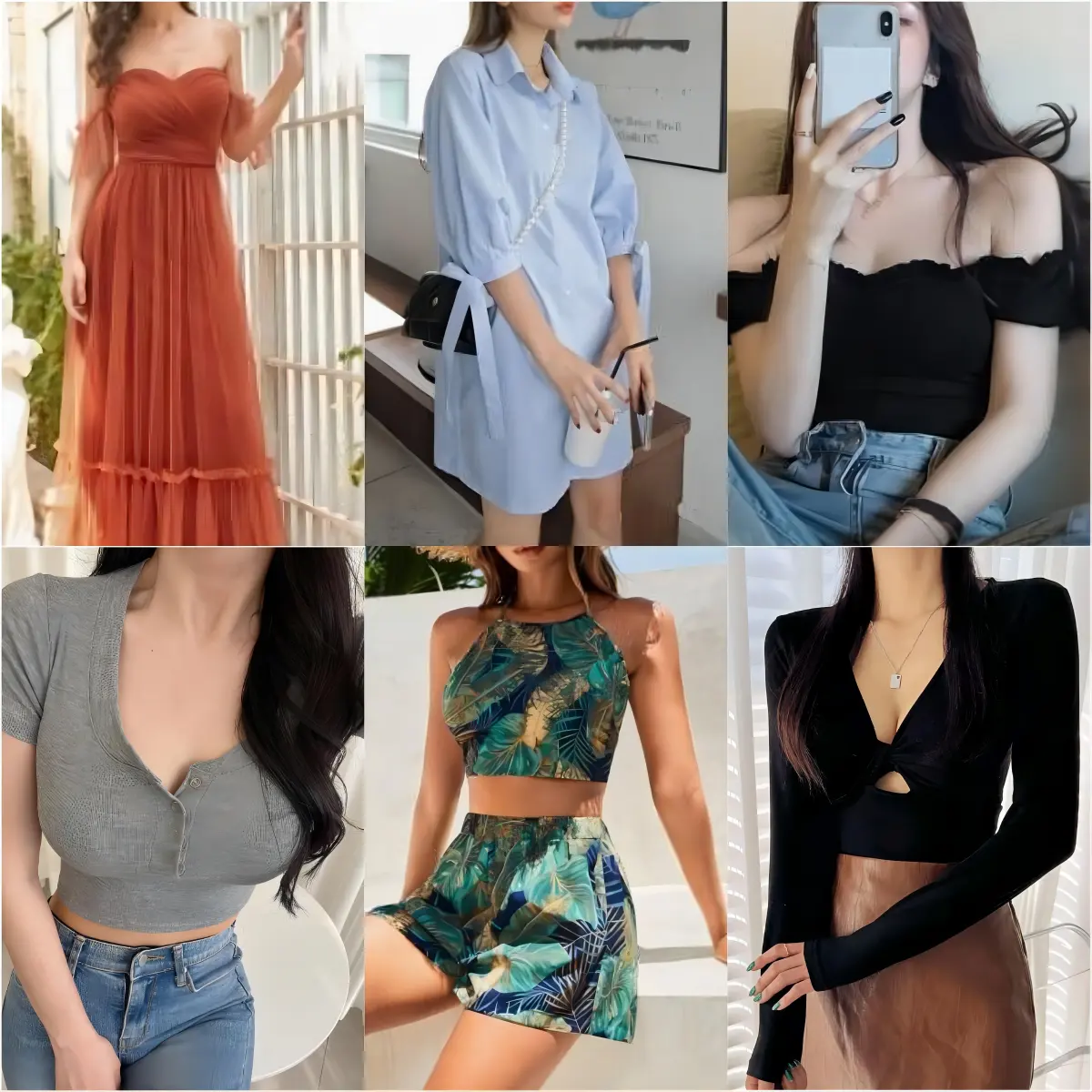 Brand New Mixed Bales Vendor Stock Clothes High Quality Bulk Wholesale Women's Used Clothing Dresses