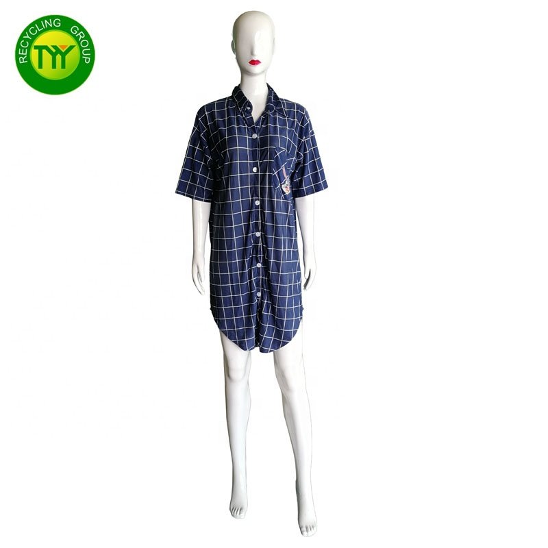 100% Cotton Nightgown Women Dress Mix Sets Cozy Women Pajamas Bale Of Cotton night wear UK Used Clothes