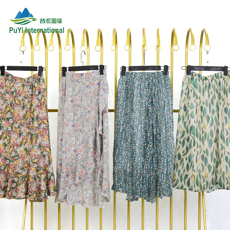 baler machine for used clothing in bales Summer Skirt wholesale second hand clothes uk