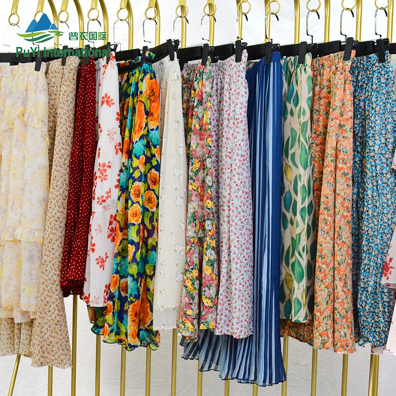 baler machine for used clothing in bales Summer Skirt wholesale second hand clothes uk