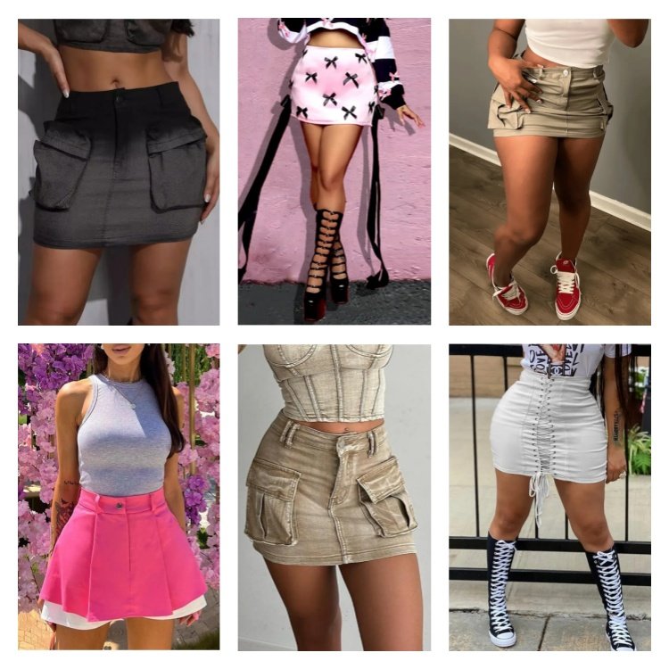 Factory direct sales 2023 summer women's high waisted short skirt mini pleated skirt girl uniform random shipment