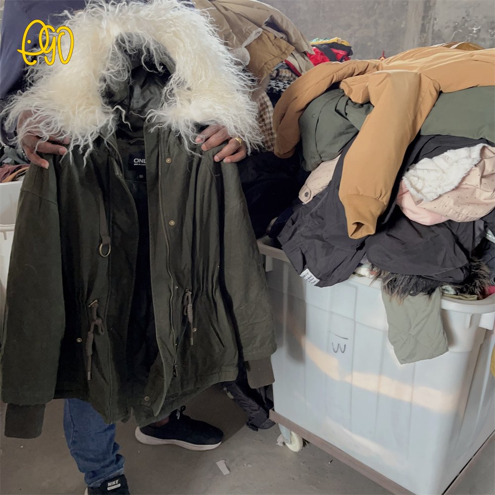 High Quality Sales Stock Clothes Women Ladies Jackets Second Hand Clothing USA Winter Women's Cotton Clothes