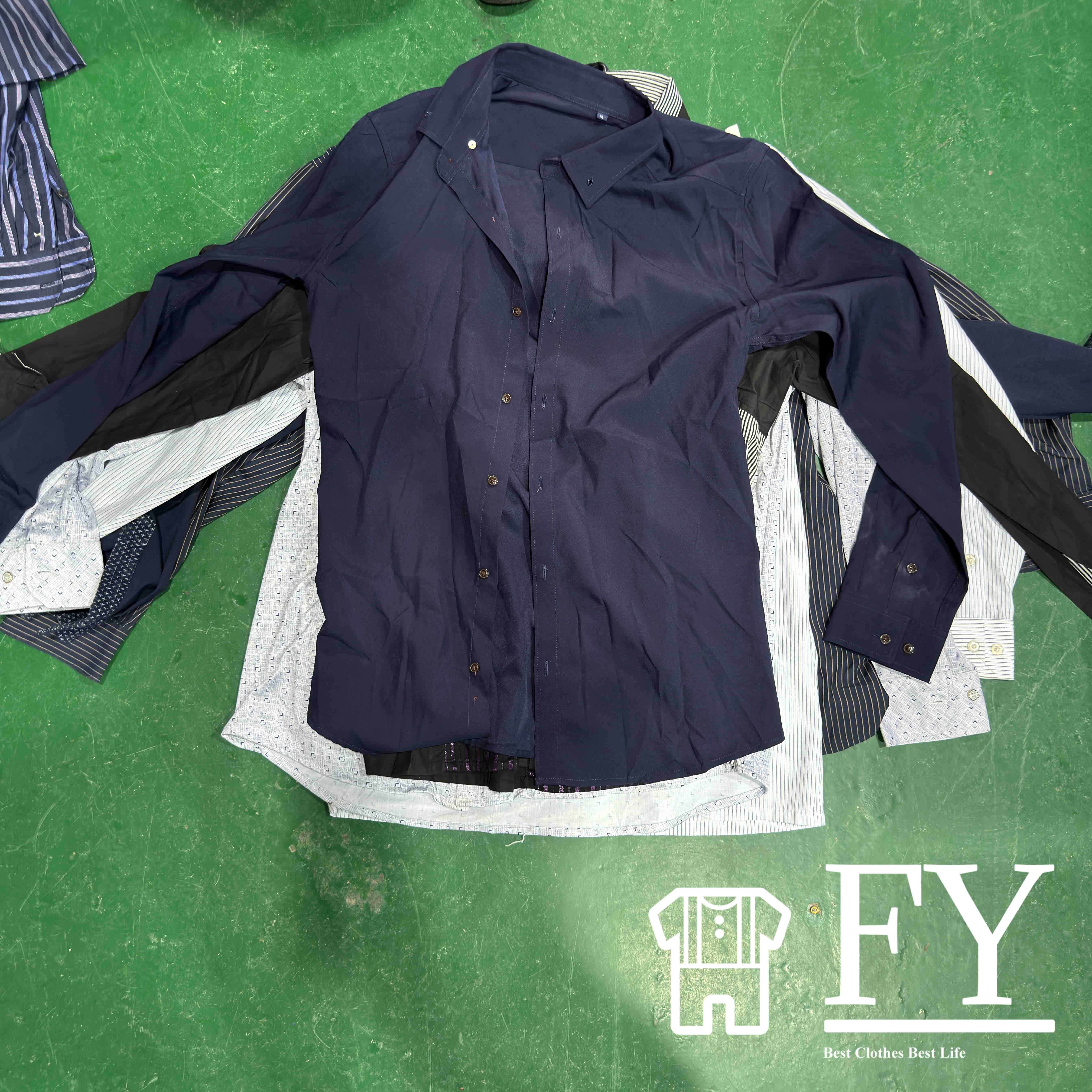 FengYang Ukay Long Shirt Branded Used Clothes Bales for Men Women Used for Adult Grade A/B Clothes Used