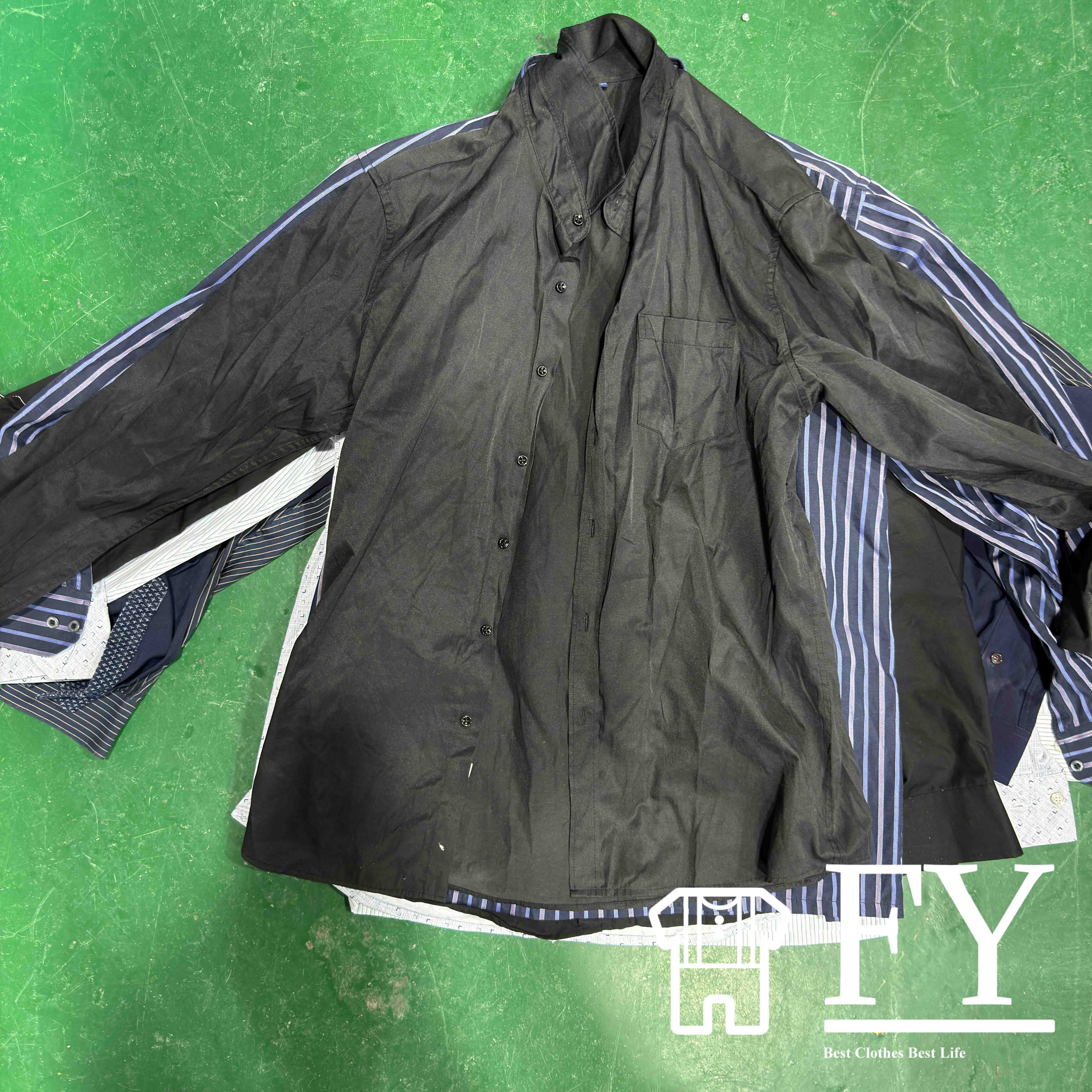 FengYang Ukay Long Shirt Branded Used Clothes Bales for Men Women Used for Adult Grade A/B Clothes Used