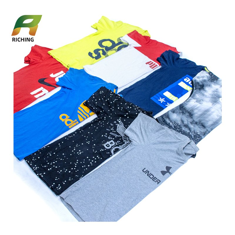wholesale europe extra quantity containers Summer ladies women second hand clothing used brand clothes for men t-shirt