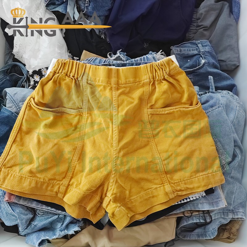 summer hot used clothes shorts pants clothes bales mixed used clothing second hand short pantsfor women