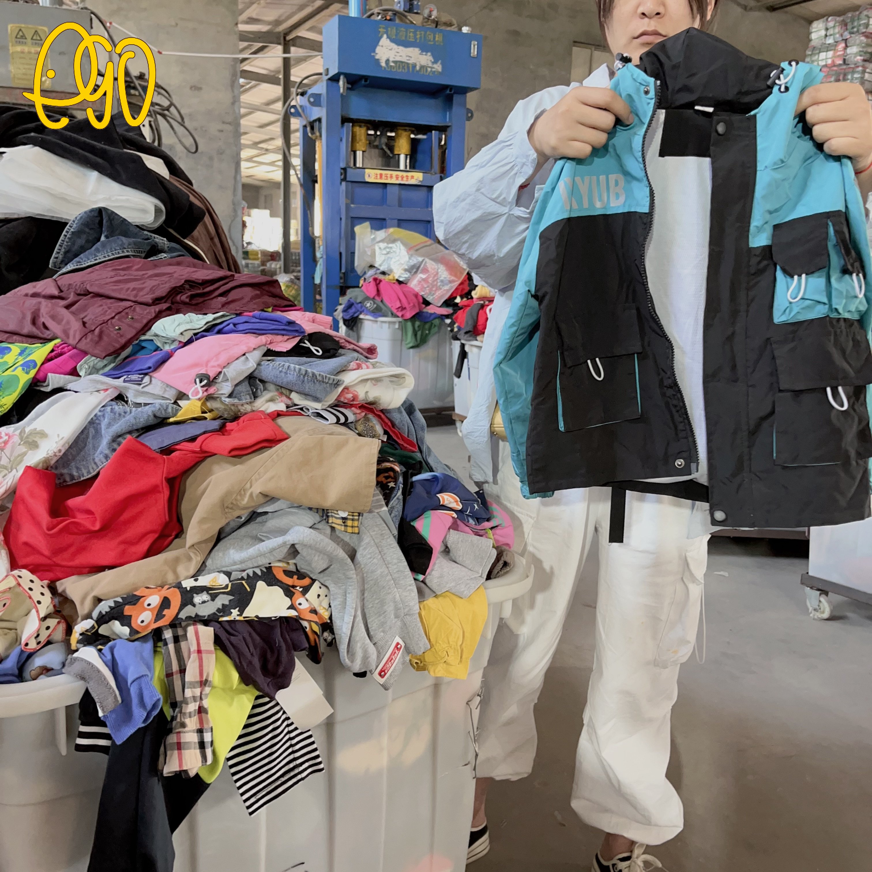 Fashionable Second Hand Jacket Lightweight Branded Used Clothes for Good Stock Men's Casual Jackets With Pockets