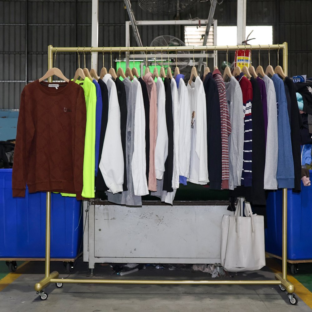 Factory stock wholesale bales bulk casual used clothes men T shirt long second hand bales men