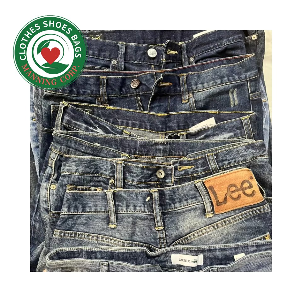Wholesale used fashion jeans for unisex brand mix in good conditions