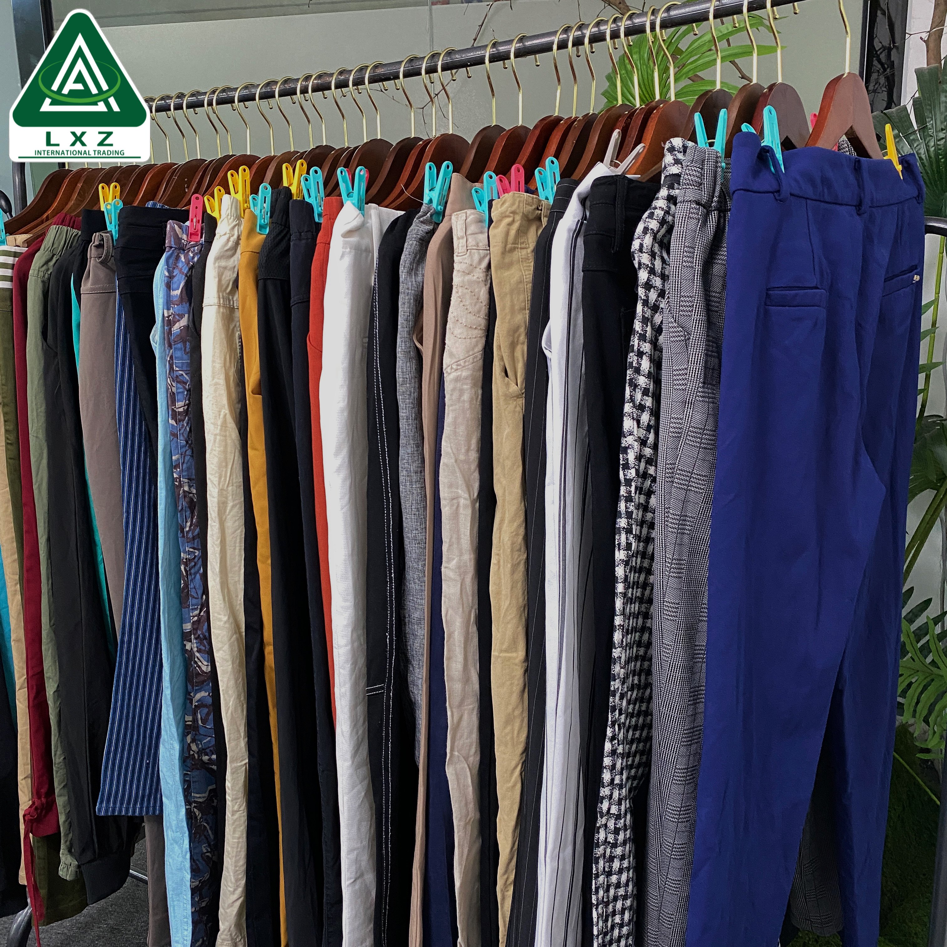 Used Lady Cotton Pants In Bales Second Hand Lady Cotton Pants Used Lady Pants Wholesale