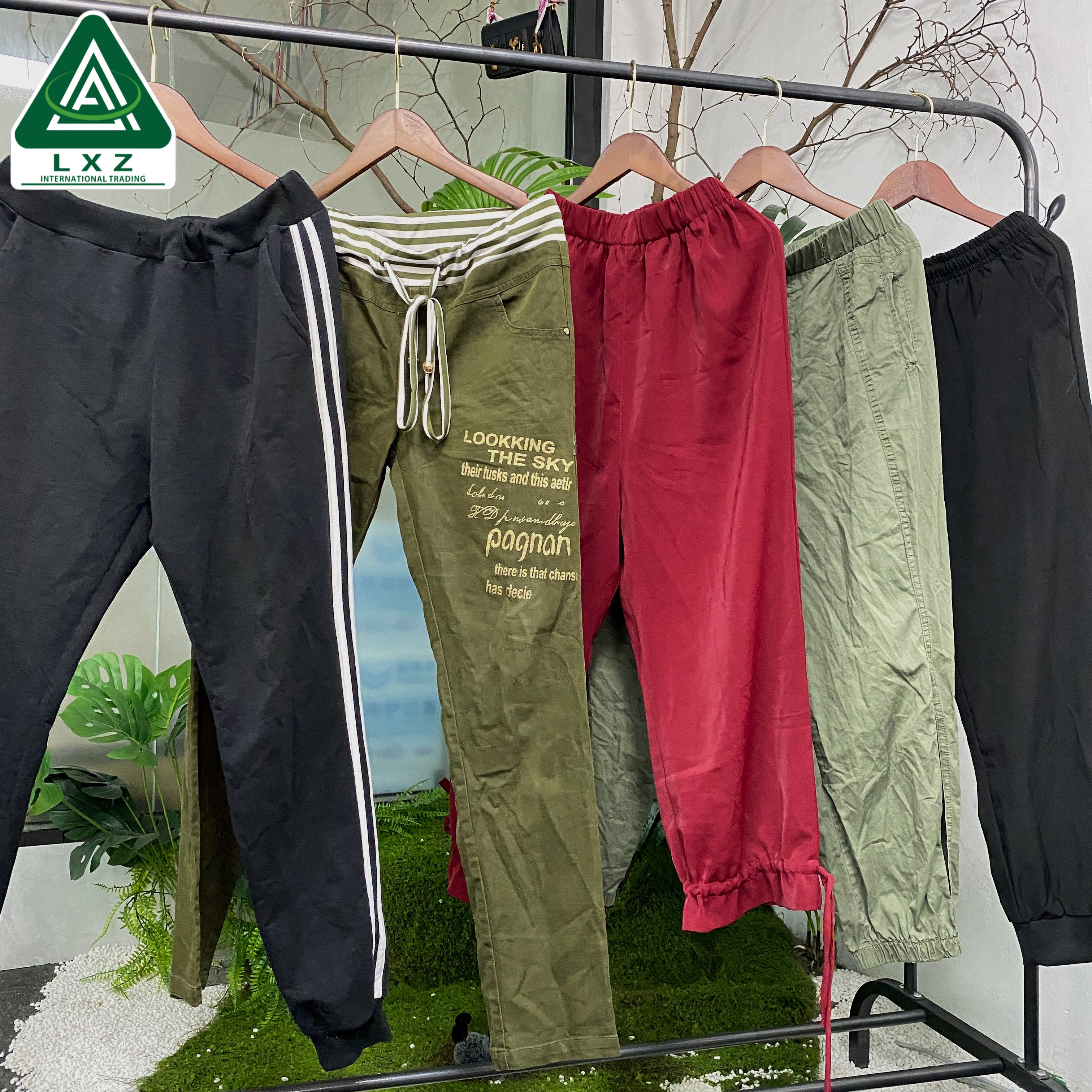 Used Lady Cotton Pants In Bales Second Hand Lady Cotton Pants Used Lady Pants Wholesale