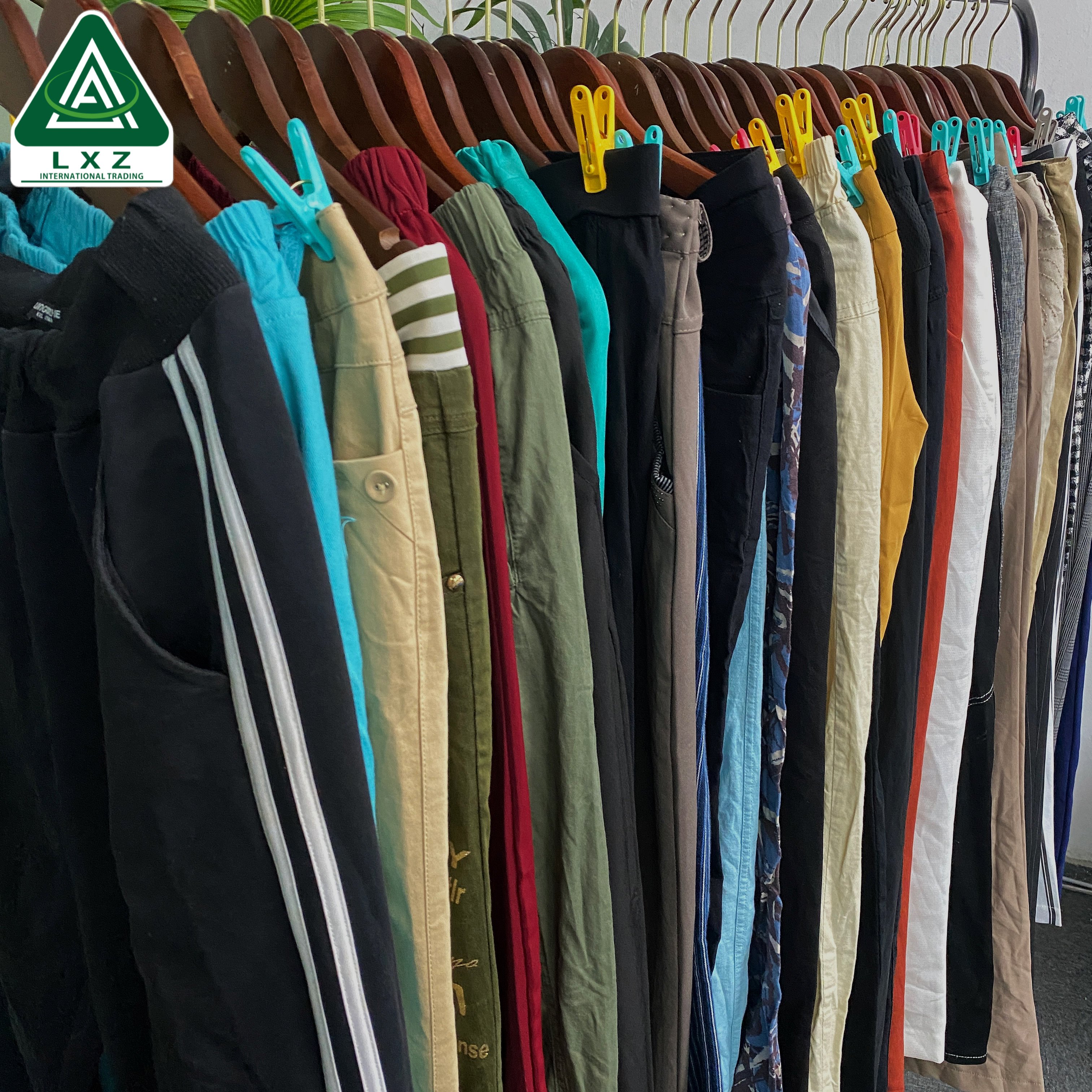 Used Lady Cotton Pants In Bales Second Hand Lady Cotton Pants Used Lady Pants Wholesale