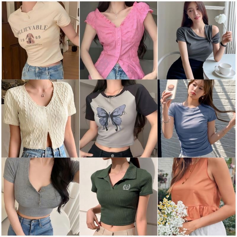Branded Clothes Women's Mix Style Stock Dresses T-shirts ropa mujer Small Shirts Pants Skirts Used Clothes