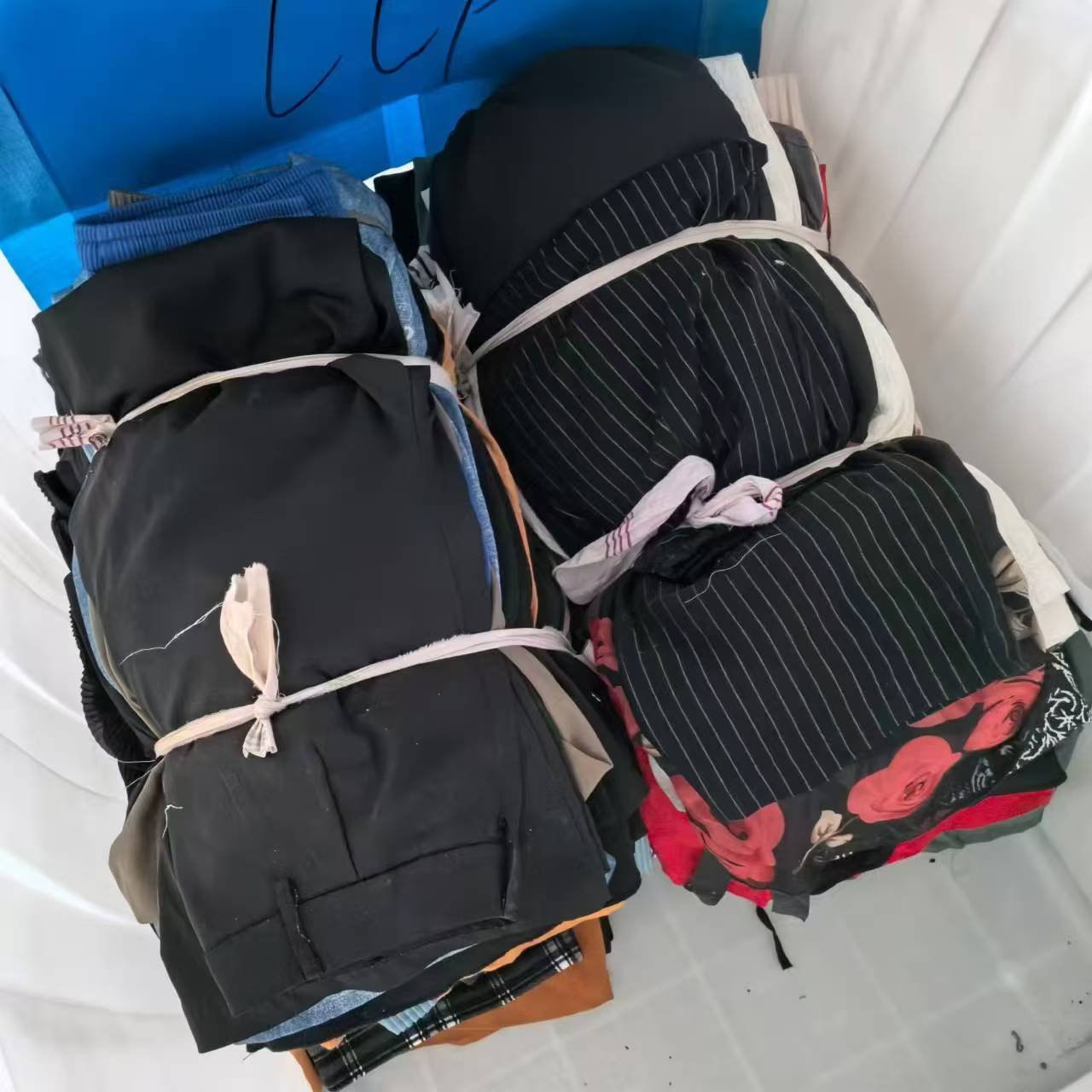 Summer Used Bales Second Hand Clothes Wholesale Supply Used Women Cotton Casual Pants Trousers Slacks For Ladies Ukay Bales Vip