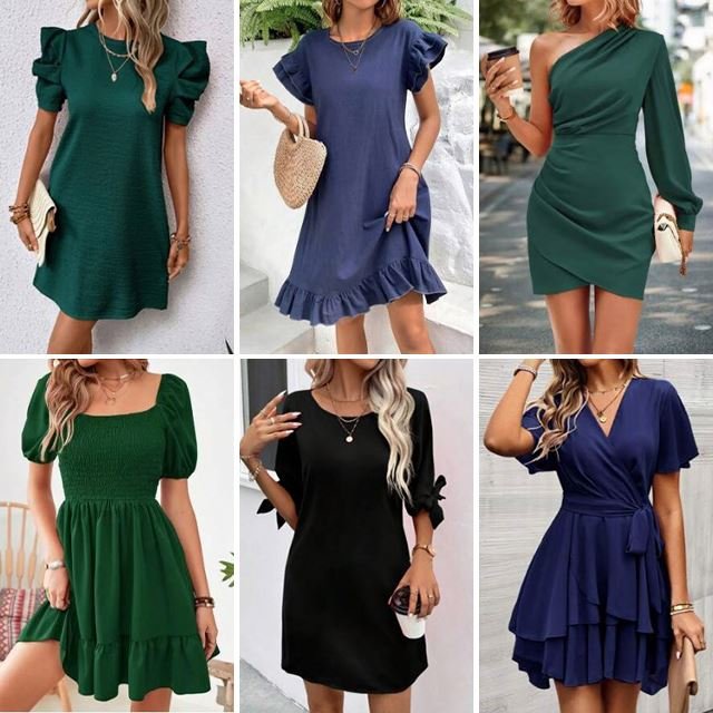 2023 Summer Off Shoulder Lace Up Print Elegant Casual Dress Random Style Shipping used