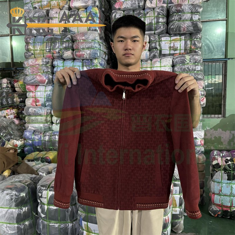 KINGAAA men worsted coat pakaian pria bekas second hand clothes used clothes man bales mixed used clothing for men