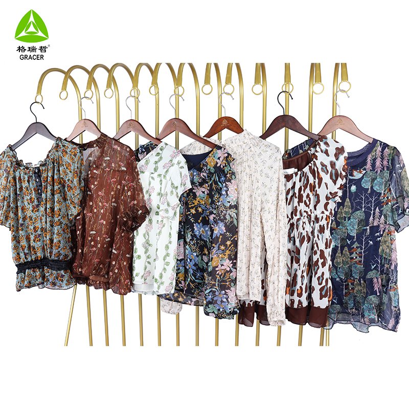 Silk Blouse Ladies Used Clothes From Korea Bales Premium Used Clothing Container