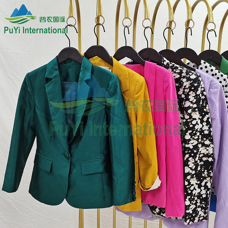 Ladies thin suits coats fashion old clothes used clothes only jackets second hand clothes