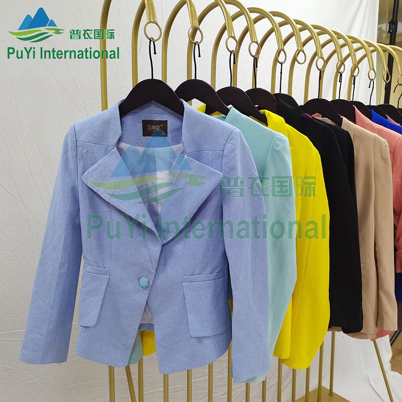 Ladies thin suits coats fashion old clothes used clothes only jackets second hand clothes