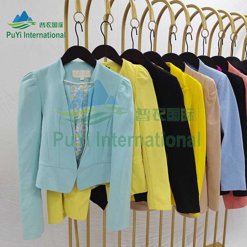 Ladies thin suits coats fashion old clothes used clothes only jackets second hand clothes