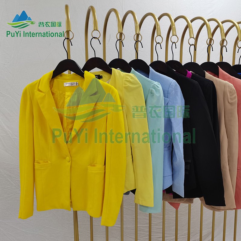 Ladies thin suits coats fashion old clothes used clothes only jackets second hand clothes