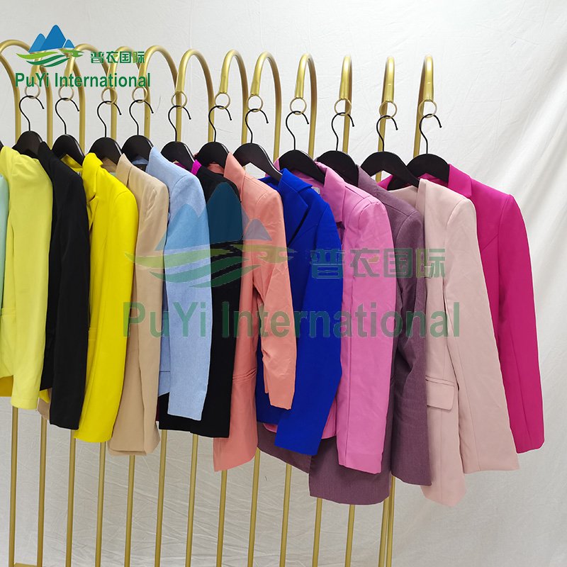 Ladies thin suits coats fashion old clothes used clothes only jackets second hand clothes