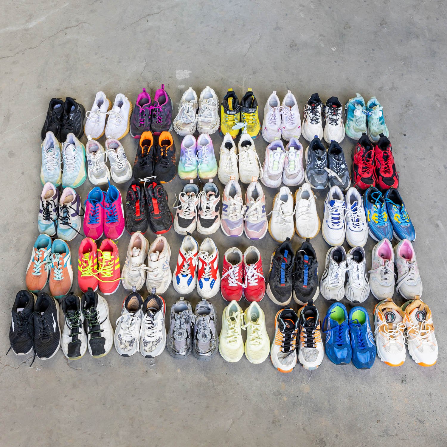 Vietnam Second Hand Shoes Low Price Women Men Sneakers Running Sports Shoes Big Size Used Basketball Shoes Stock Ukay Ukay Bales