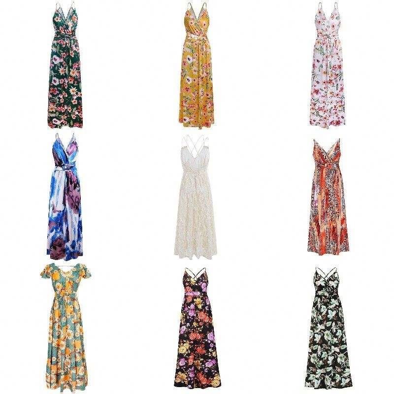 Wholesale stock high quality 2024 spring summer new frilly lace used dress women's used dress stock wholesale