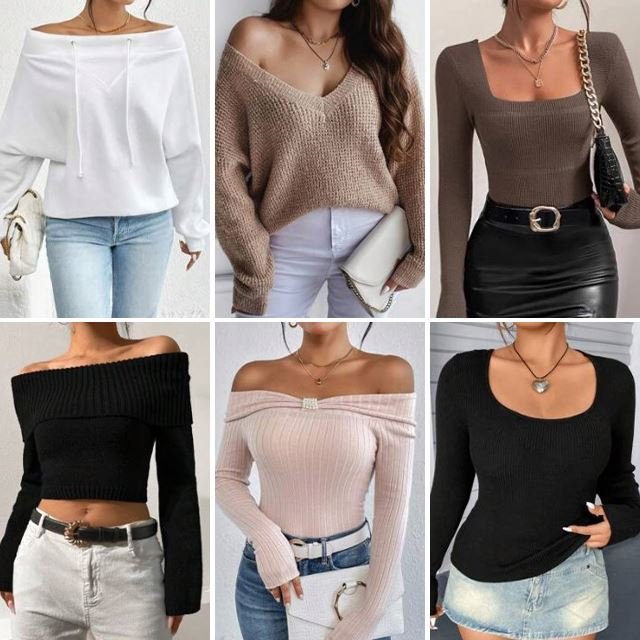 Supplier 2024 Leisure Fashion Women's Autumn/Winter Used Round Neck Long Sleeve Pullover Knitted Women's Sweater Clearance