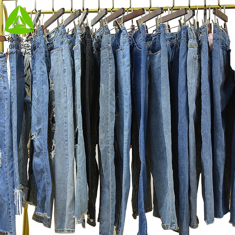 Overproduction Liquidation Used Jeans For Women High Quality Low Price Women Jeans Mix Designs And Size Ladies Jeans Stocklot