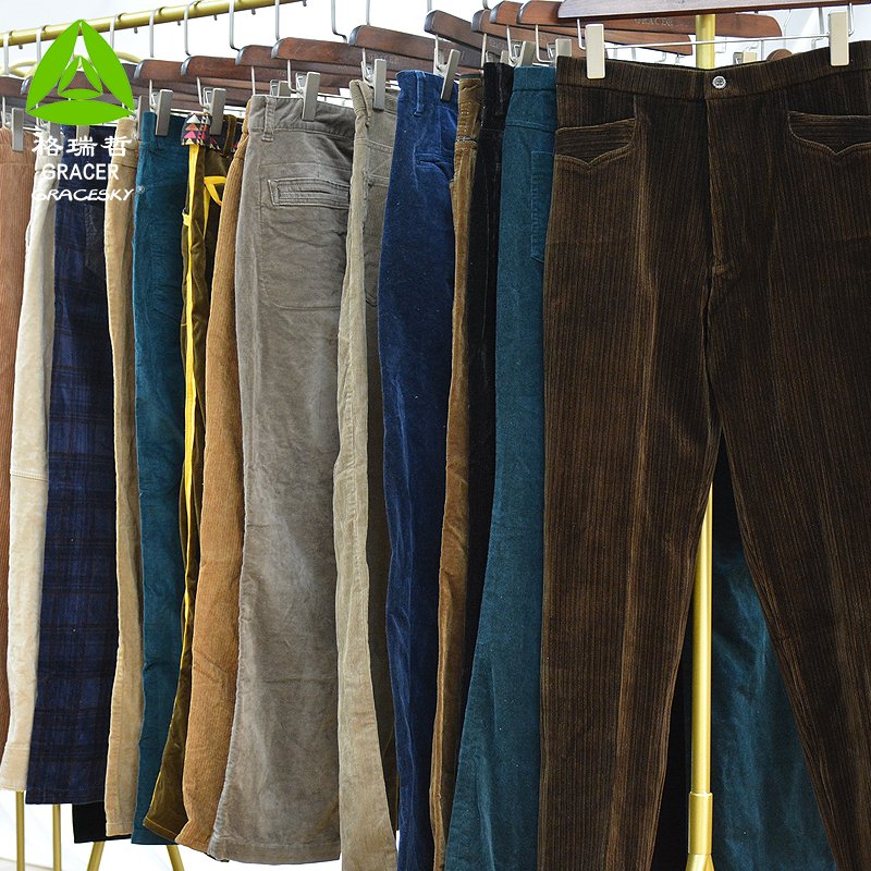 Ukay Ukay Bale Thrift Store Used Clothes Branded Mixed Sizes Skinny Corduroy Pants Second Hand Clothing Vintage Bale
