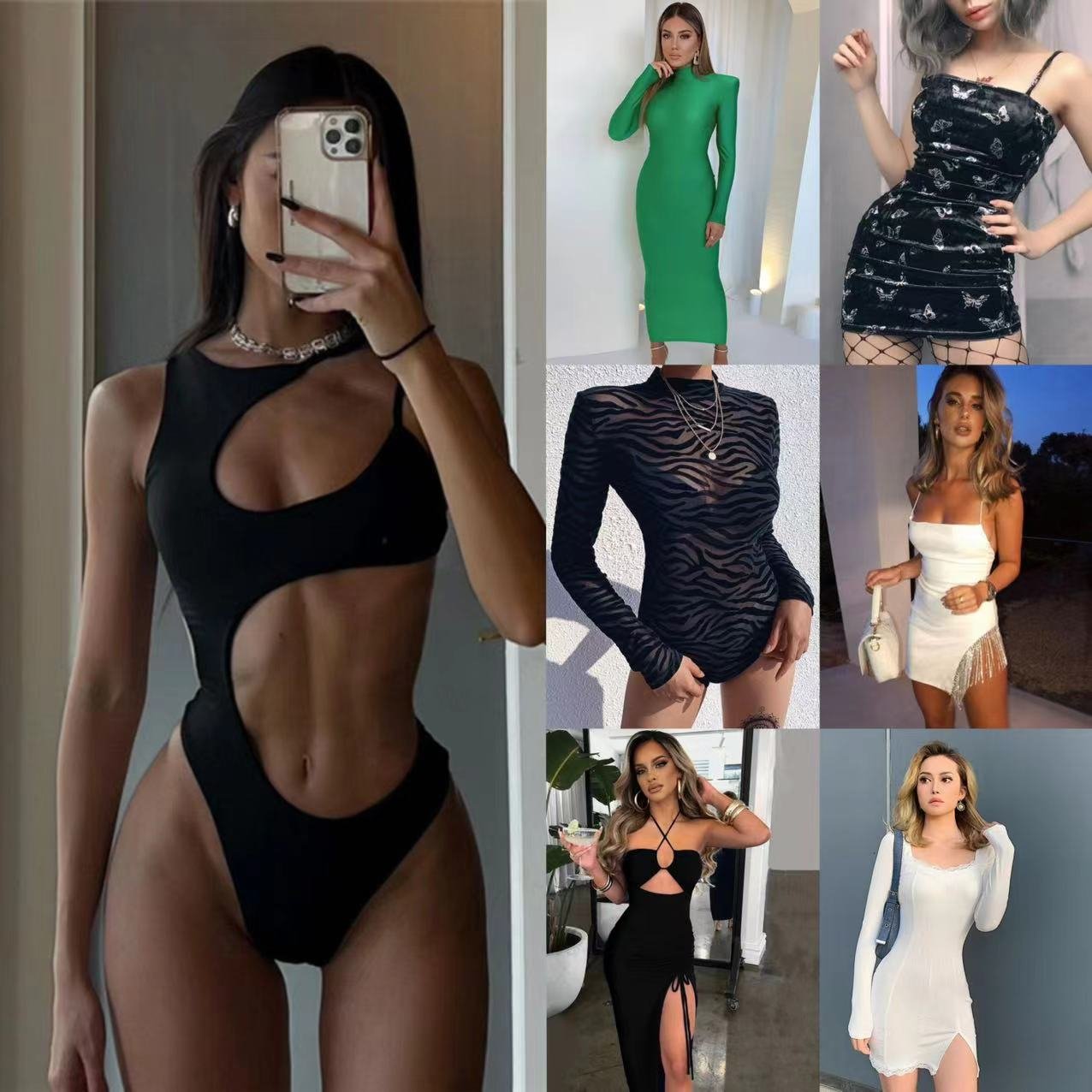 2024 Summer Women Clothing Sexy Skirt Dress Casual Women Ladies inventory Dress Mixed apparel stock