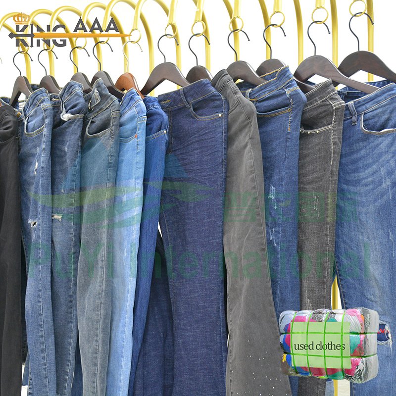 plus size women's jeans wholesale second hand pants korea used clothing bales used clothes from turkey