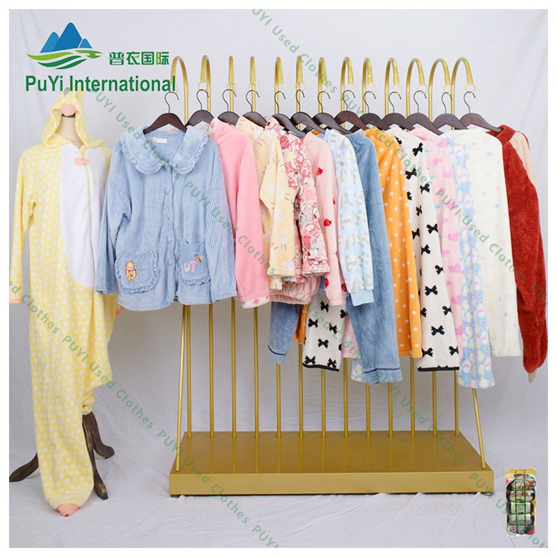 Winter nightgown used clothes bales king korea used clothing used women clothes second hand bulk