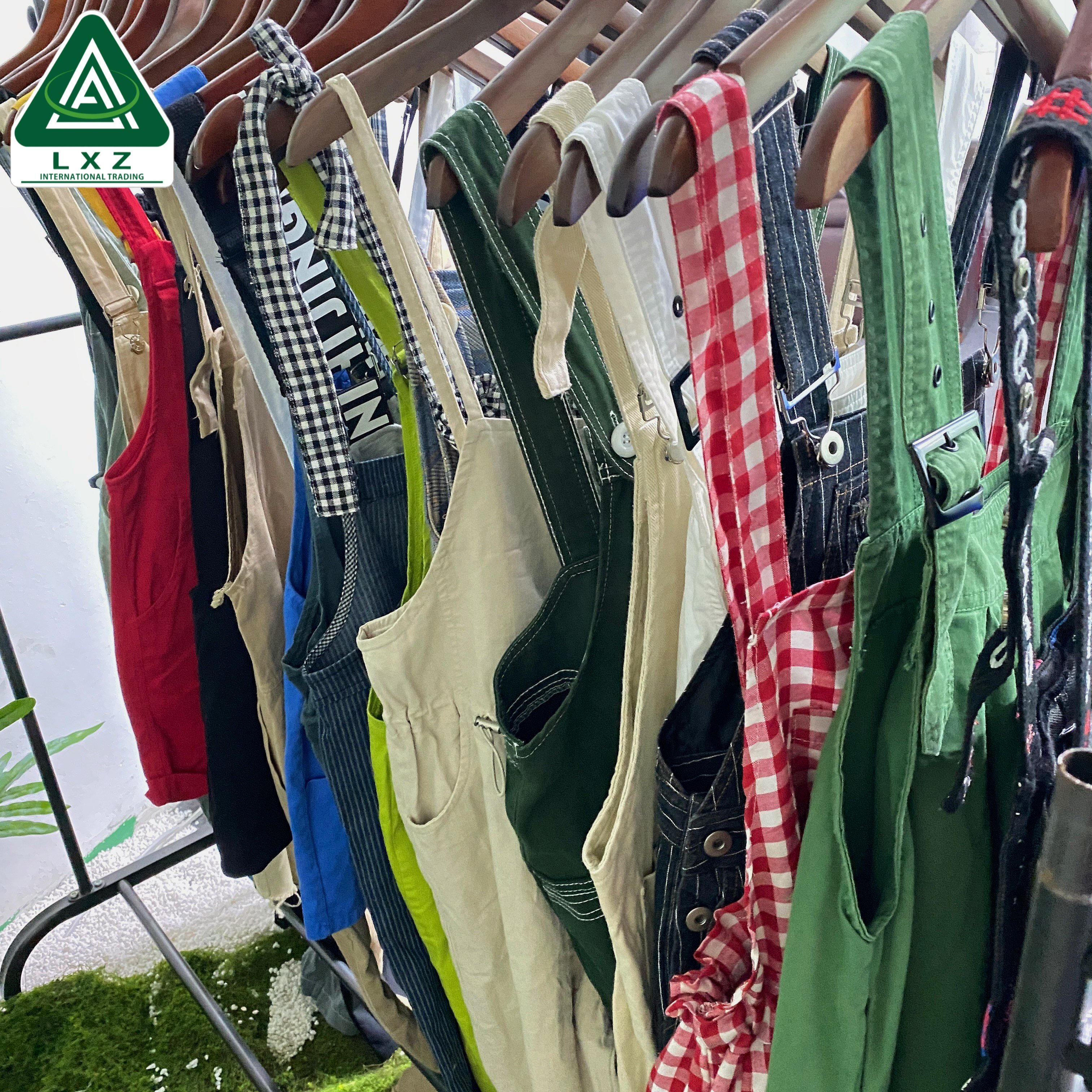 Used Cotton Strap Pants In Bales Second Hand Cotton Strap Pants Wholesale Used Strap Pants High Quality