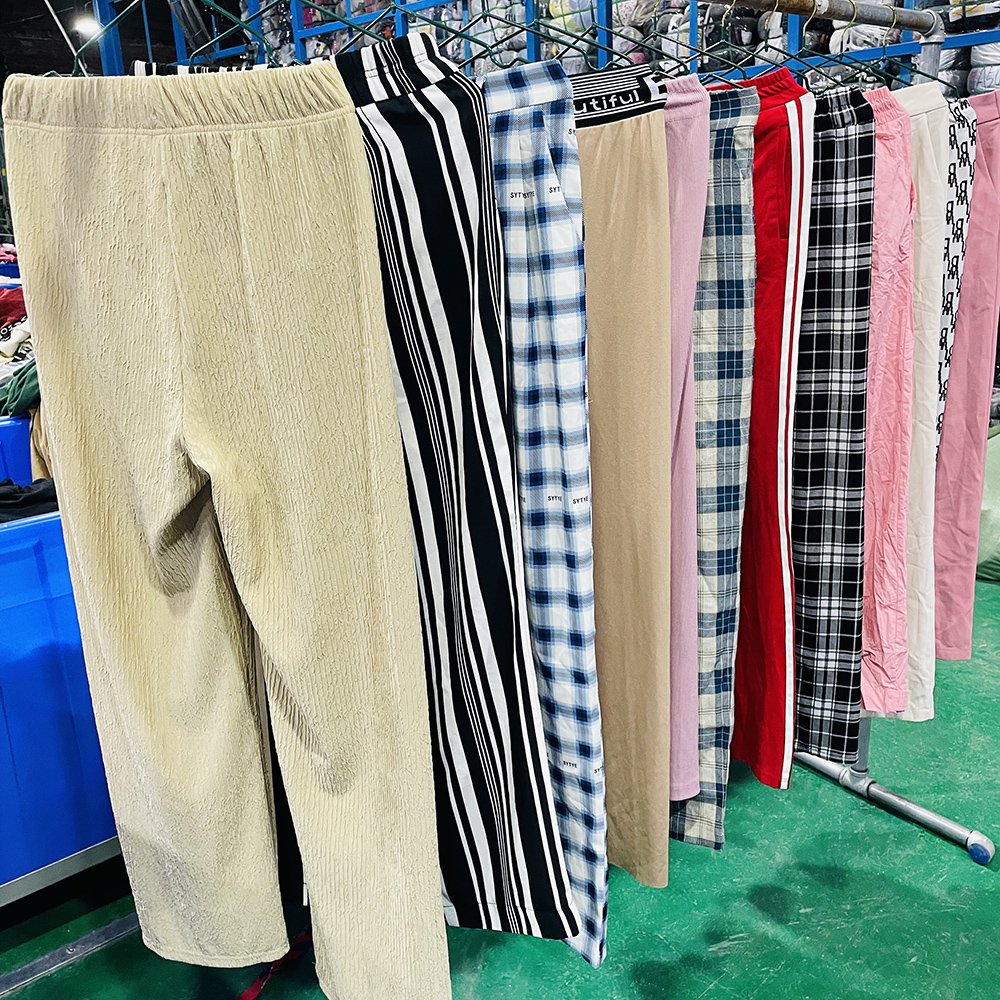High quality second-hand women's cotton pants sports and leisure pants mixed packaging wholesale 45kg/100kg