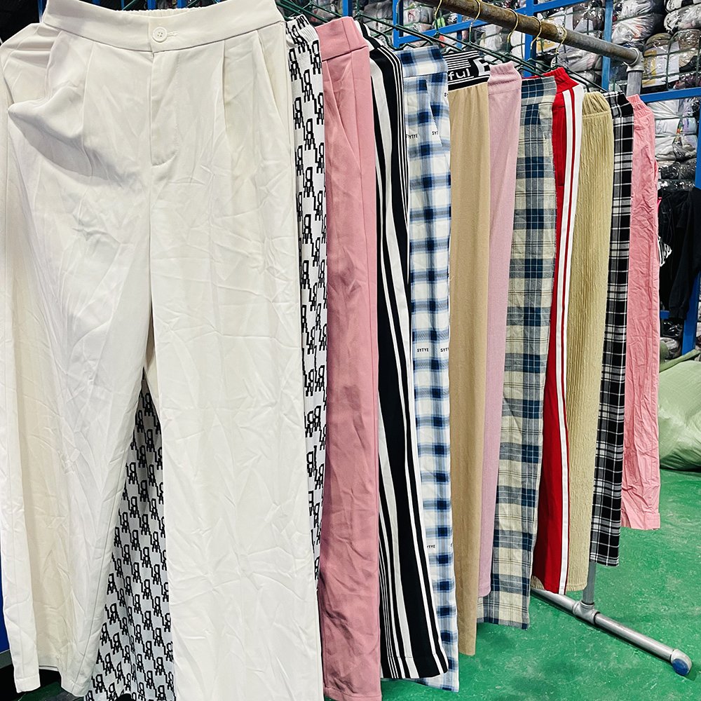 High quality second-hand women's cotton pants sports and leisure pants mixed packaging wholesale 45kg/100kg