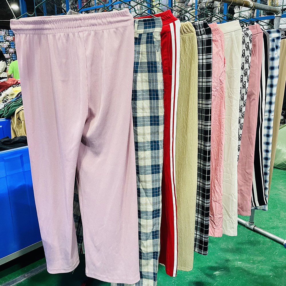 High quality second-hand women's cotton pants sports and leisure pants mixed packaging wholesale 45kg/100kg