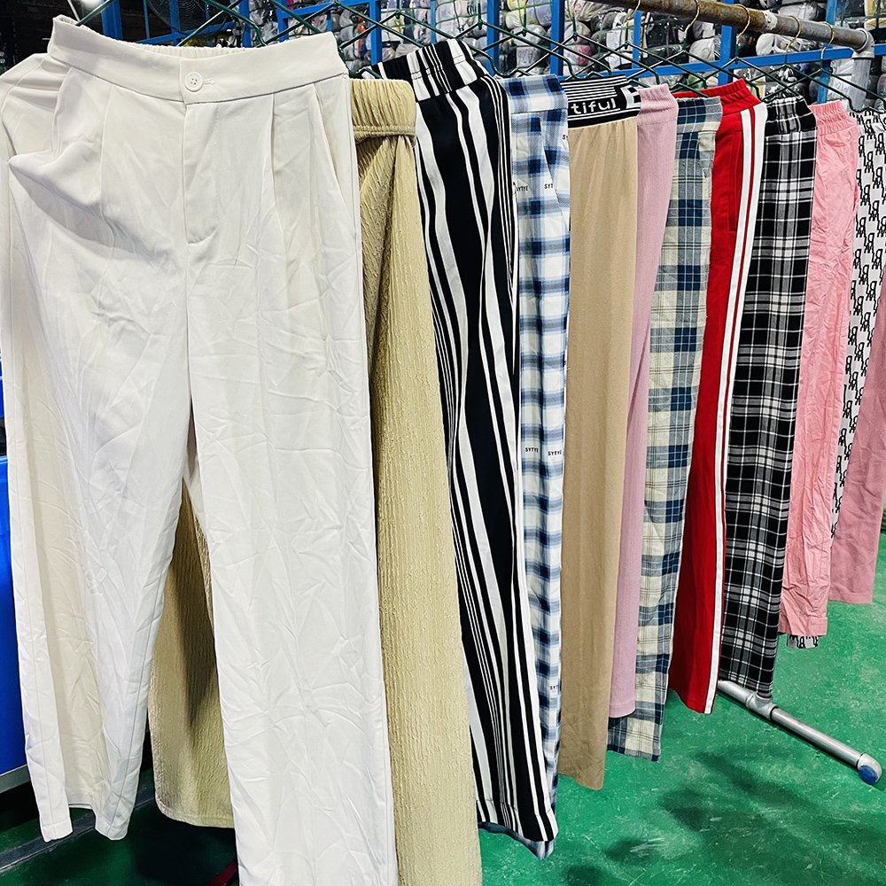 High quality second-hand women's cotton pants sports and leisure pants mixed packaging wholesale 45kg/100kg