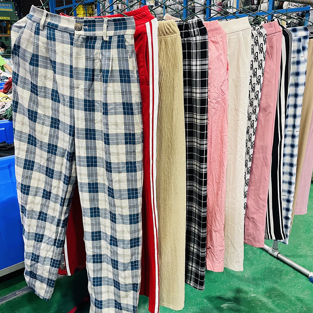 High quality second-hand women's cotton pants sports and leisure pants mixed packaging wholesale 45kg/100kg
