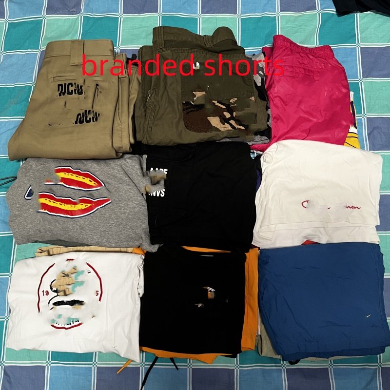 C02 Used clothes branded t-shirt original top quality wholesale mixed color in bale second hand assorted bulk clothes