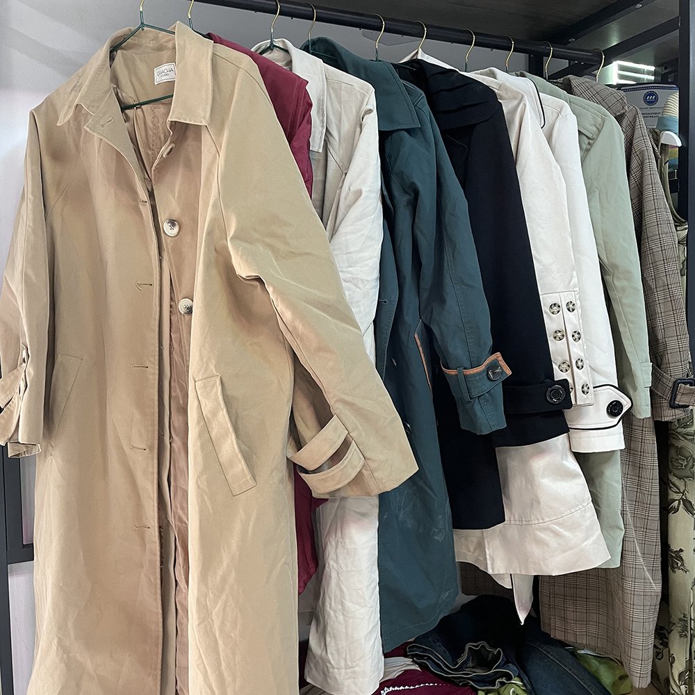 Winter fashion overcoat long coat used clothes China supplier second hand mixed clothes for ladies