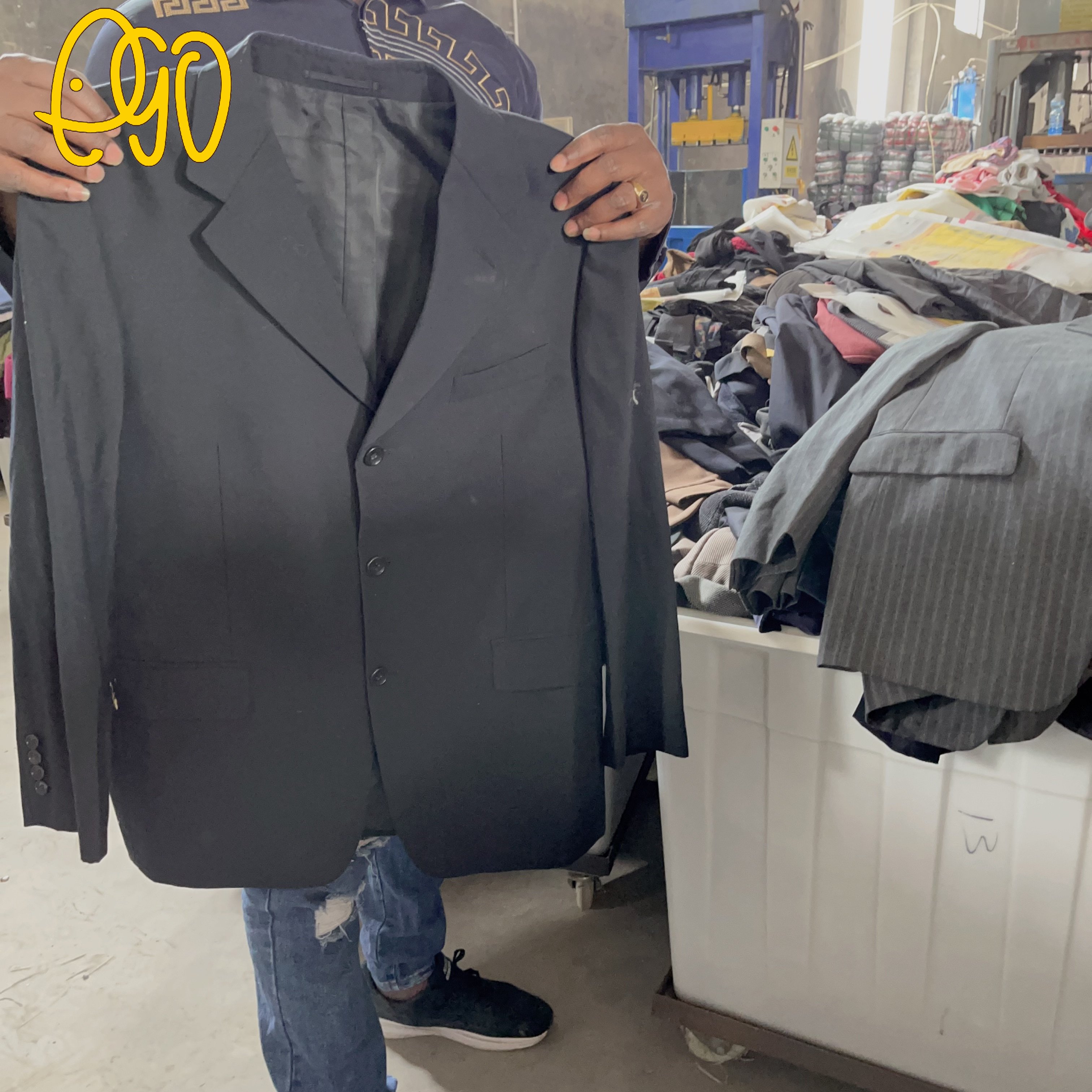 Men Suit Jacket Used Man Blazer Bulk Used Clothing